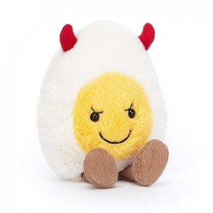 Huge Jellycat Amuseable Devilled Egg 28 CM X 18 CM | 15934JBPS