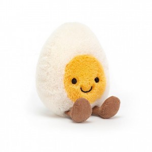 Huge Jellycat Amuseable Happy Boiled Egg 28 CM X 18 CM | 47085YZIK
