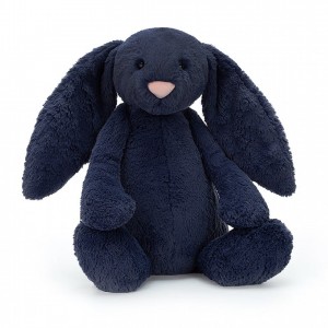 Huge Jellycat Bashful Navy Bunny 51 CM X 21 CM | 98670KPGH