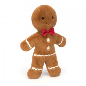 Huge Jellycat Jolly Gingerbread Fred 52 CM X 21 CM | 91728FZPG