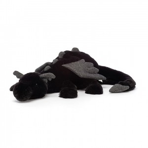 Huge Jellycat Onyx Dragon 19 CM X 66 CM | 70983ONQT
