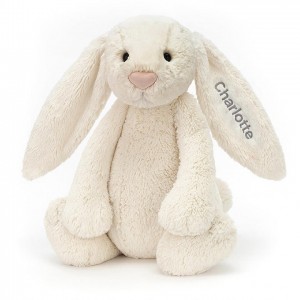 Huge Jellycat Personalised Bashful Cream Bunny 51 CM X 21 CM | 39461SNFZ