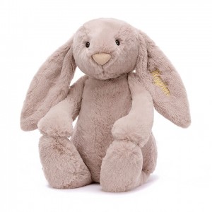 Huge Jellycat Personalised Bashful Luxe Bunny Rosa 51 CM X 21 CM | 16850MWFS