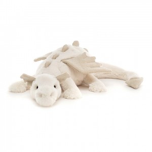 Huge Jellycat Snow Dragon 19 CM X 66 CM | 56980LKVY
