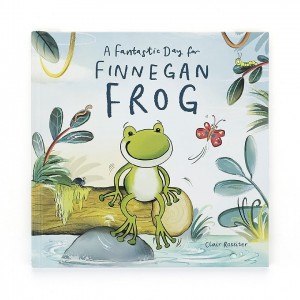Jellycat A Fantastic Day for Finnegan Frog Book 26 CM X 26 CM | 31987UMLX