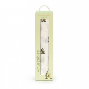 Jellycat Amuseable Avocado Swaddle 120 CM X 120 CM | 94718KZPL