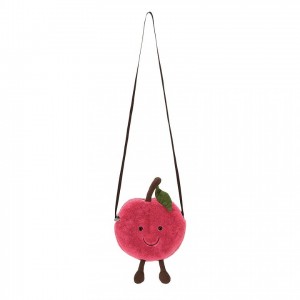 Jellycat Amuseable Cherry Bag 24 CM X 20 CM | 18463QYOZ