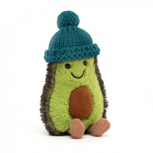 Jellycat Amuseable Cozi Avocado Teal 15 CM X 8 CM | 16437MDKP