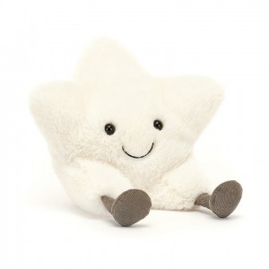 Jellycat Amuseable Cream Star 24 CM X 21 CM | 53702AJKH