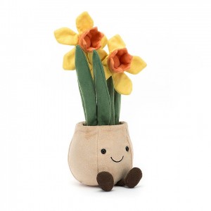 Jellycat Amuseable Daffodil Pot 29 CM X 11 CM | 61984OXKR