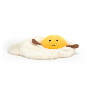 Jellycat Amuseable Fried Egg 5 CM X 27 CM | 64178DPEX
