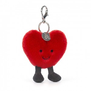 Jellycat Amuseable Heart Bag Charm 16 CM X 9 CM | 17580UCSY