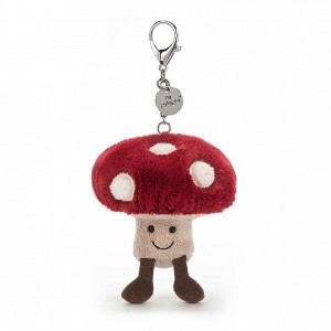 Jellycat Amuseable Mushroom Bag Charm 9 CM X 10 CM | 39650GBJM