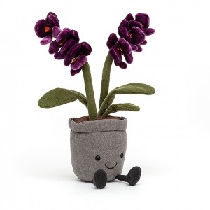 Jellycat Amuseable Purple Orchid 29 CM X 10 CM | 38625ILJH