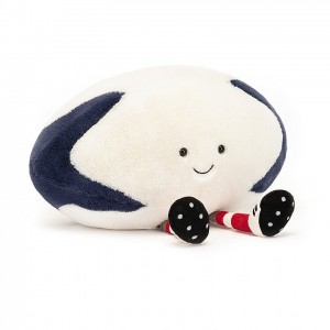 Jellycat Amuseable Sports Rugby Ball 23 CM X 29 CM | 24638IVRZ