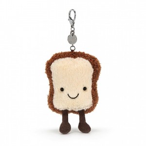 Jellycat Amuseable Toast Bag Charm 14 CM X 10 CM | 43219UKBH