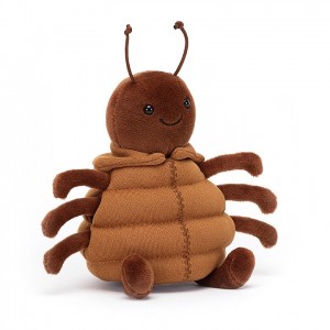 Jellycat Anoraknid Brown Spider 13 CM X 10 CM | 16038CWVI