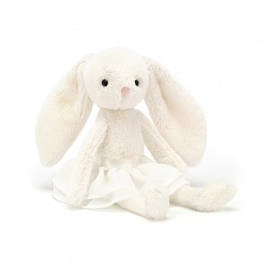 Jellycat Arabesque Bunny Cream 20 CM X 6 CM | 09724DFUO