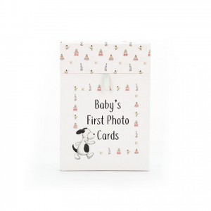 Jellycat Baby's First Bashful Puppy Photo Cards 16 CM X 2 CM | 31459OKGT