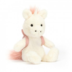 Jellycat Backpack Unicorn 22 CM X 10 CM | 03652FBPN