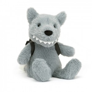 Jellycat Backpack Wolf 22 CM X 10 CM | 30189UABN