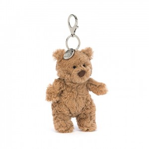 Jellycat Bartholomew Bear Bag Charm 12 CM X 6 CM | 91675JQZC