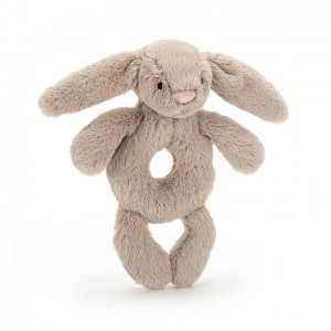 Jellycat Bashful Beige Bunny Grabber 18 CM X 7 CM | 78140MIQF