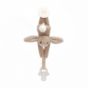 Jellycat Bashful Beige Dummy Holder 19 CM X 4 CM | 81706RDEX