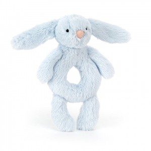 Jellycat Bashful Blue Bunny Grabber 18 CM X 7 CM | 16253AHQX
