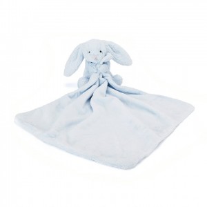 Jellycat Bashful Blue Bunny Soother 34 CM X 34 CM | 94586SMPE