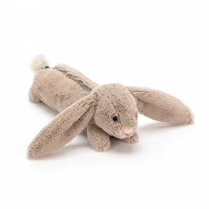 Jellycat Bashful Bunny Beige Long Bag 7 CM X 24 CM | 59630VXYW