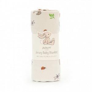 Jellycat Bashful Bunny Jersey Blanket 102 CM X 68 CM | 24951SGFT