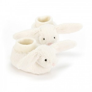 Jellycat Bashful Cream Bunny Booties 10 CM | 10863FERN