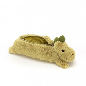 Jellycat Bashful Dino Long Bag 7 CM X 23 CM | 19063QCXT