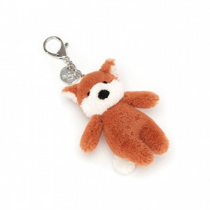 Jellycat Bashful Fox Bag Charm 8 CM X 4 CM | 93217VJZL