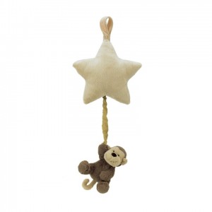 Jellycat Bashful Monkey Star Musical Pull 28 CM | 87396QTSC