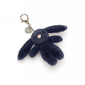 Jellycat Bashful Navy Bunny Bag Charm 8 CM X 4 CM | 39614FVYW