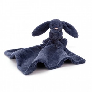 Jellycat Bashful Navy Bunny Soother 34 CM X 7 CM | 96871IBFH