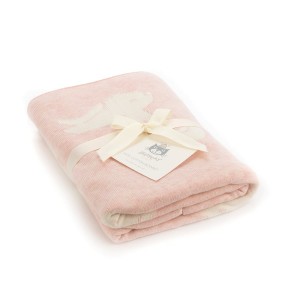 Jellycat Bashful Pink Bunny Blanket 102 CM X 76 CM | 47189WSJB