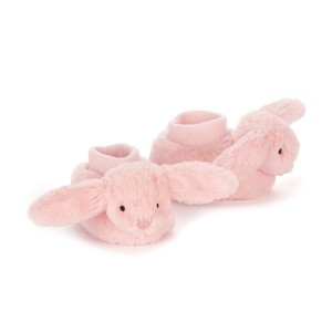Jellycat Bashful Pink Bunny Booties 10 CM | 89754QIJF