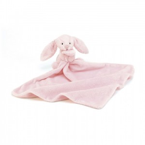 Jellycat Bashful Pink Bunny Soother 34 CM X 34 CM | 04523IESP