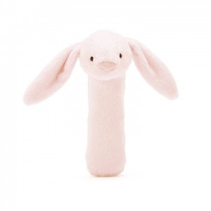 Jellycat Bashful Pink Bunny Squeaker Toy 14 CM | 03471TSYF