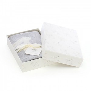 Jellycat Bashful Silver Bunny Blanket 102 CM X 76 CM | 15637BMYW