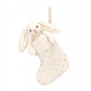 Jellycat Bashful Twinkle Bunny Stocking 23 CM X 8 CM | 53974CDMV