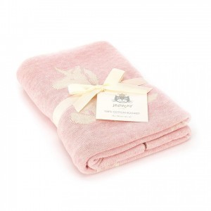 Jellycat Bashful Unicorn Blanket 100 CM X 77 CM | 67502XQWP