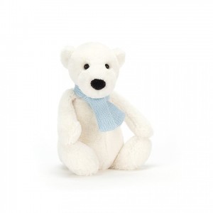 Jellycat Bashful Winter Polar Bear 24 CM X 9 CM | 84761IKDL
