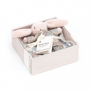 Jellycat Bedtime Blossom Bunny Gift Set 18 CM X 18 CM | 25397OBYN