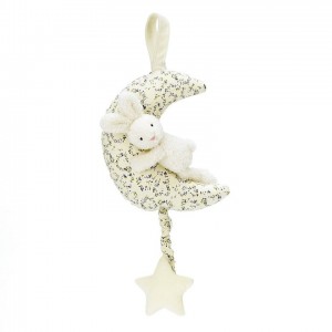 Jellycat Bedtime Bunny Musical Pull 25 CM | 76502IXQD