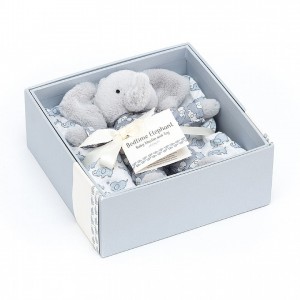 Jellycat Bedtime Elephant Gift Set 18 CM X 18 CM | 26095SGEU