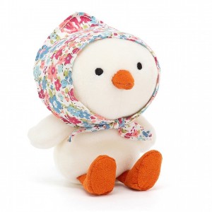 Jellycat Betty Bonnet Cream Chick 11 CM X 5 CM | 29485PFQL